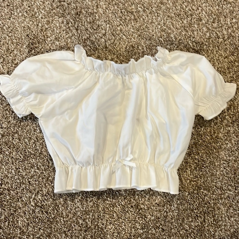 Girls White Blouse